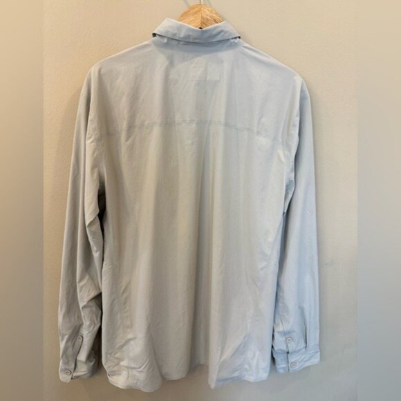 Mountain Hardwear Men’s Shirt Size XL Tan Performance Nylon Long Sleeve - Picture 2 of 12